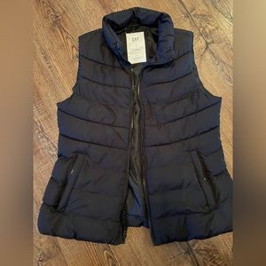 Womens Black Puffer Vest